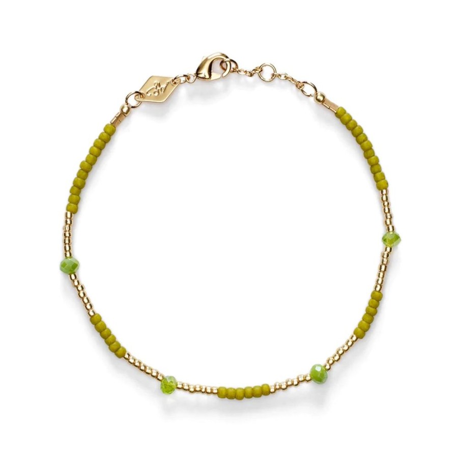 Smykker Anni Lu | Clemence Armband (Wild Lime)