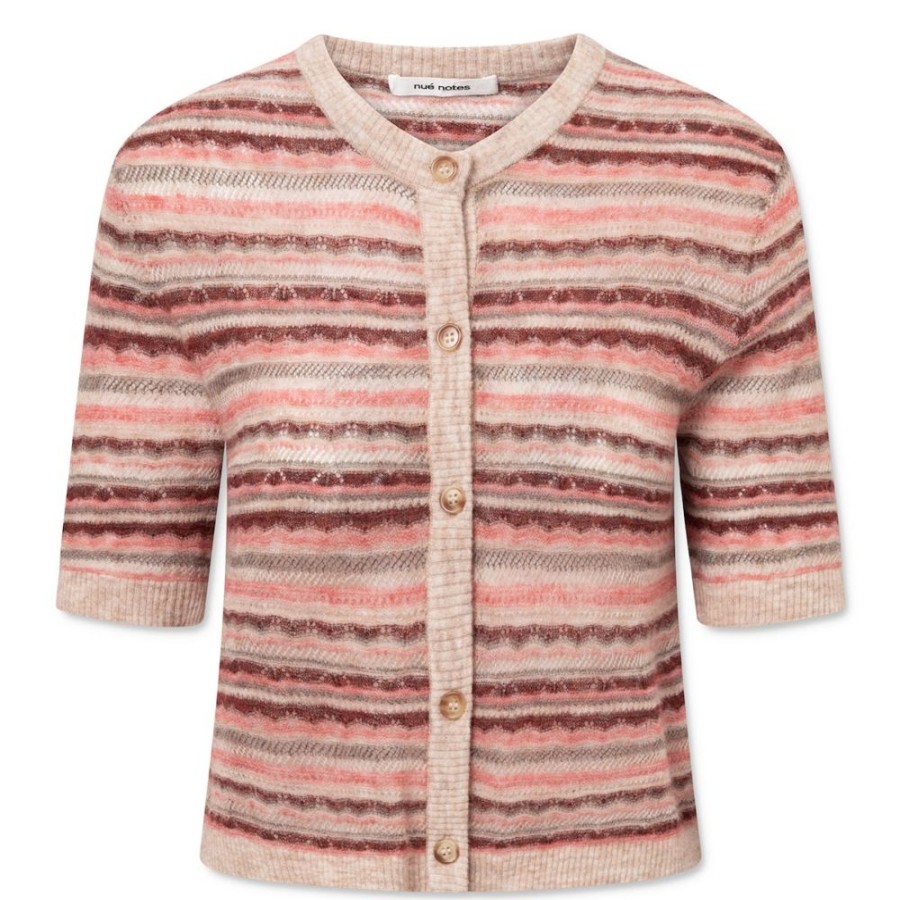 Beklaedning Nué Notes | Sten Cardigan Top (Red Clay)