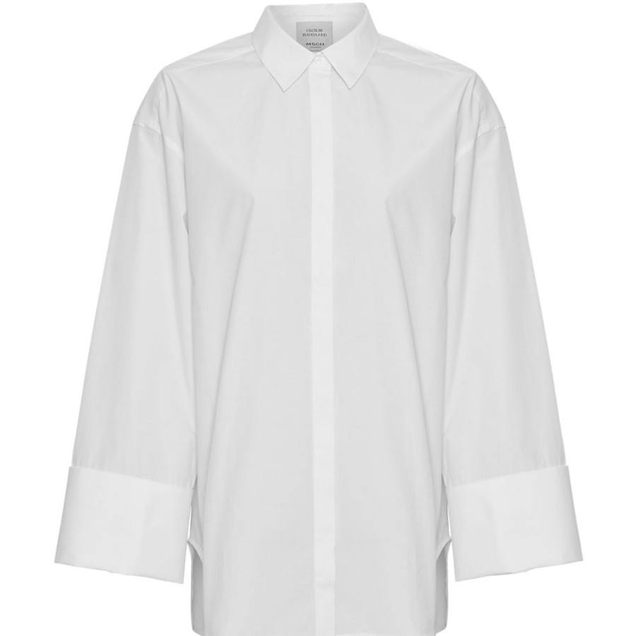 Beklaedning Moss Copenhagen | Astrid Zenika Skjorte (Bright White)