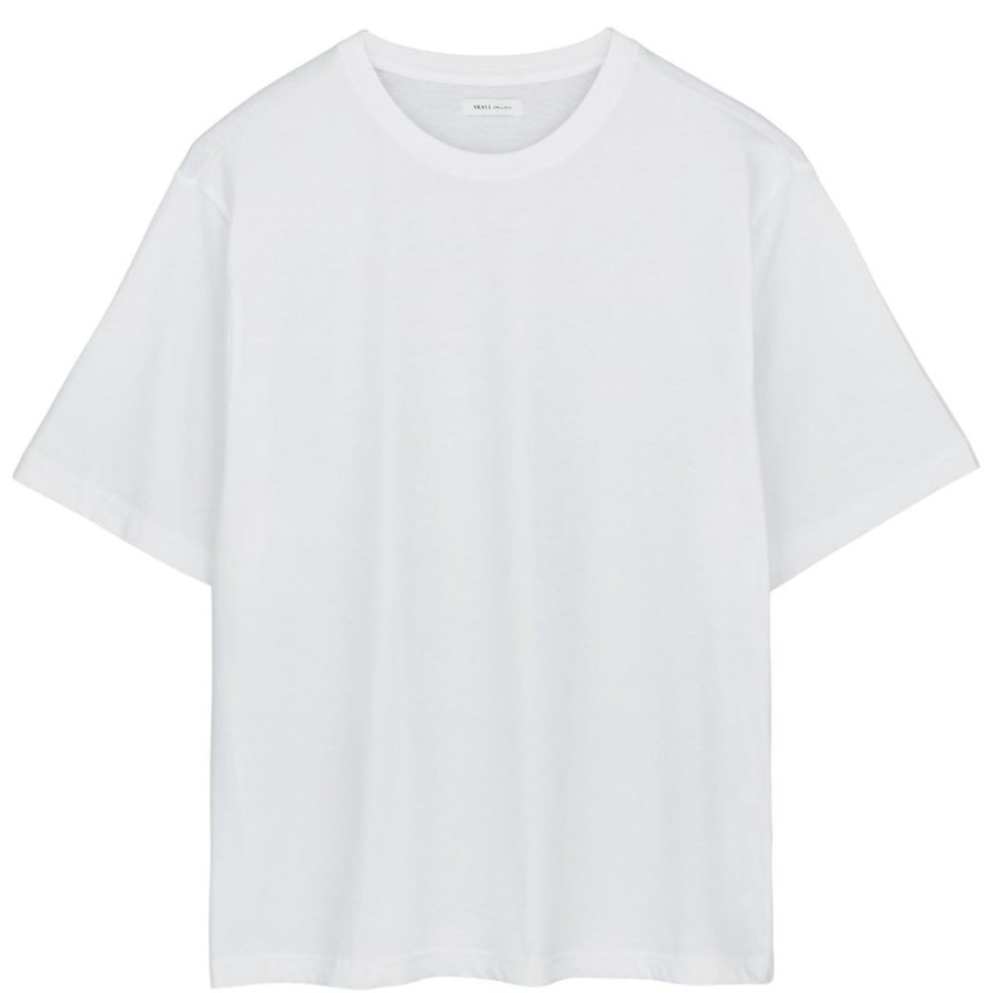 Beklaedning Skall Studio | Andy Oversize Tee (Optic White)