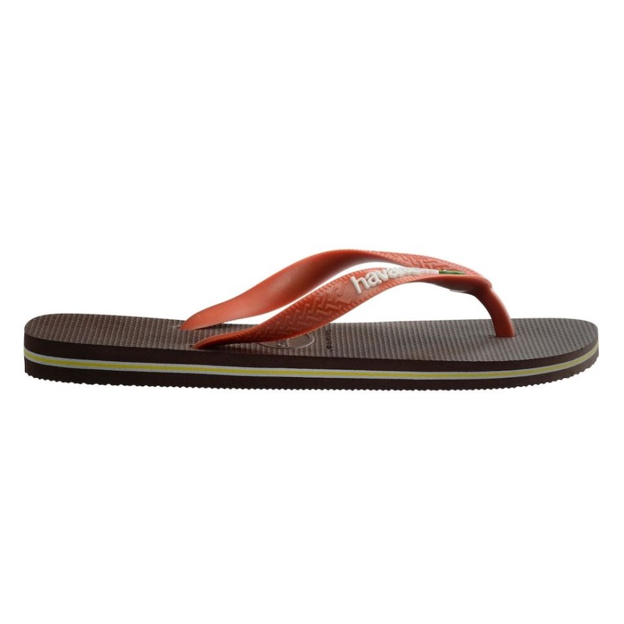 Sko Havaianas | Brazil Logo Klipklapper (Coffee/Ceramic)