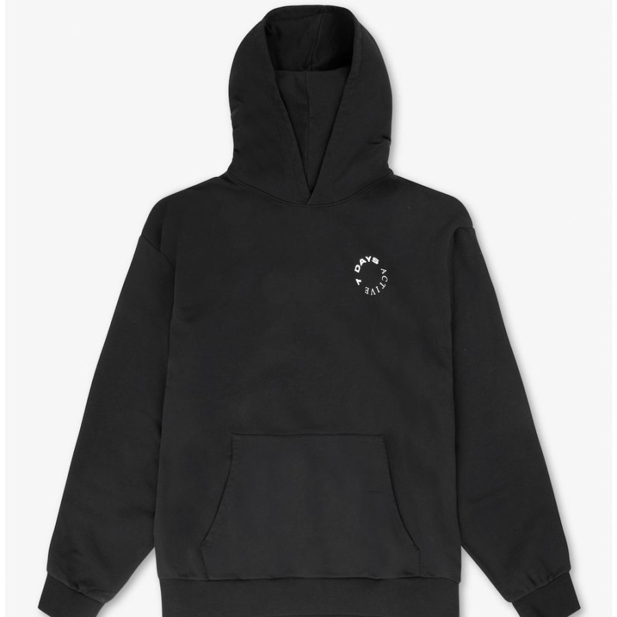 Beklaedning 7 Days | Organic Hoodie (Sort)