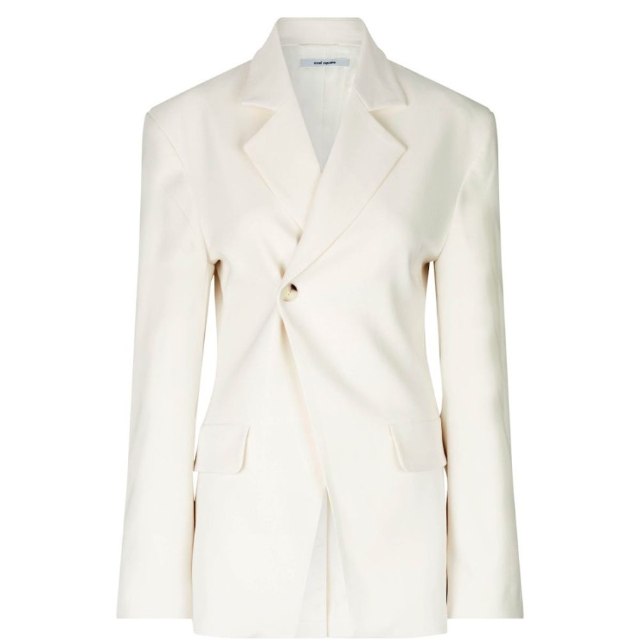 Beklaedning Oval Square | Luxury Blazer (Gardenia)