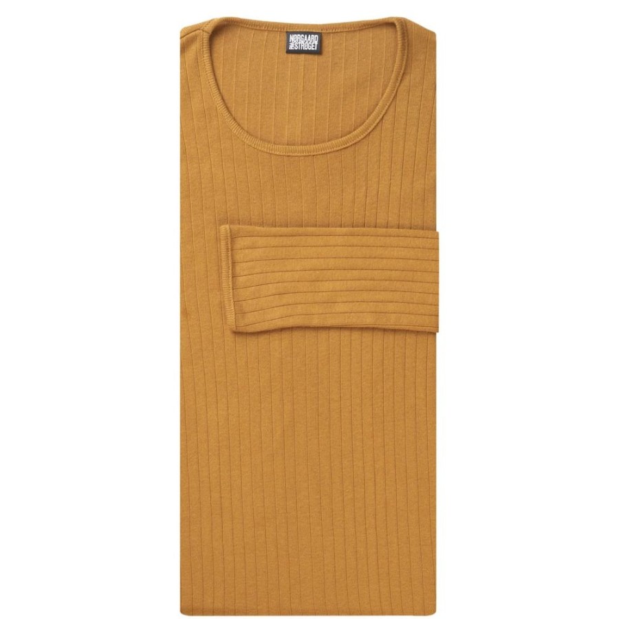 Beklaedning Nørgaard Paa Strøget | 101 Solid Colour Mustard (Alm Laengde)