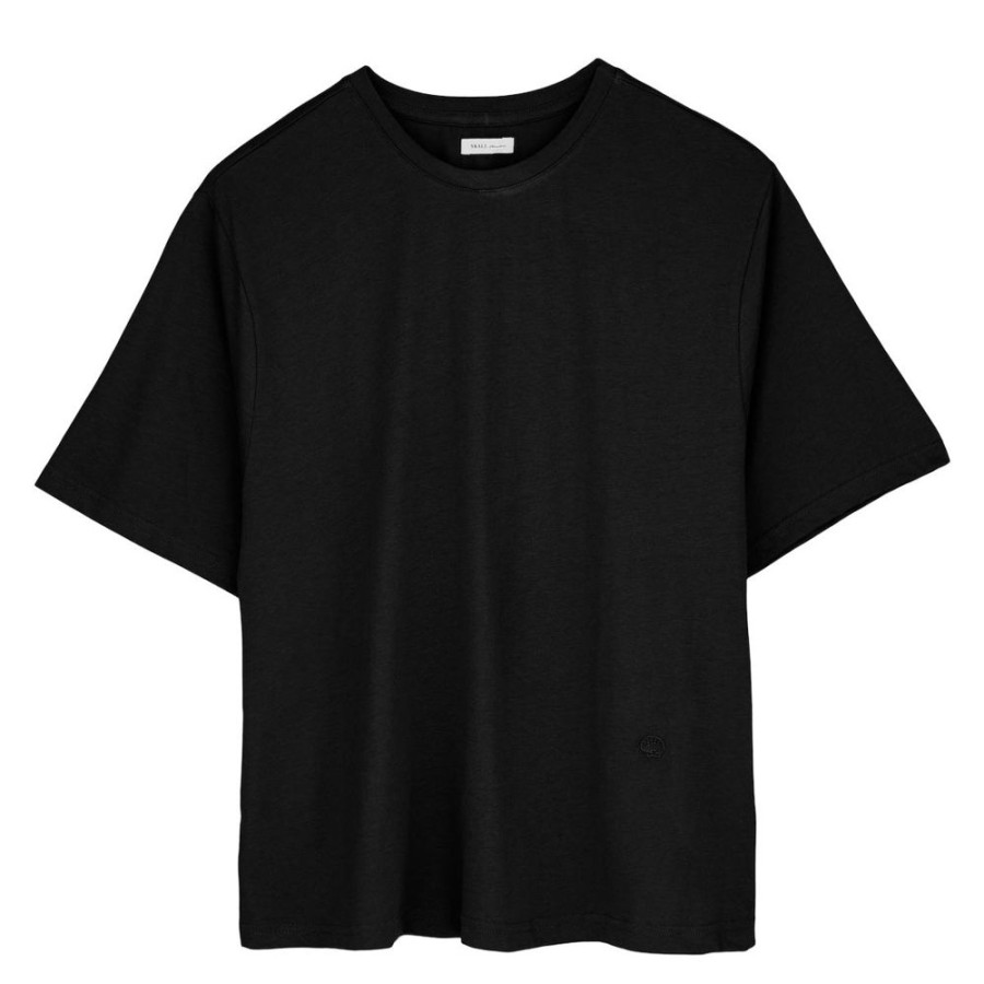 Beklaedning Skall Studio | Andy Oversize T-Shirt (Sort)