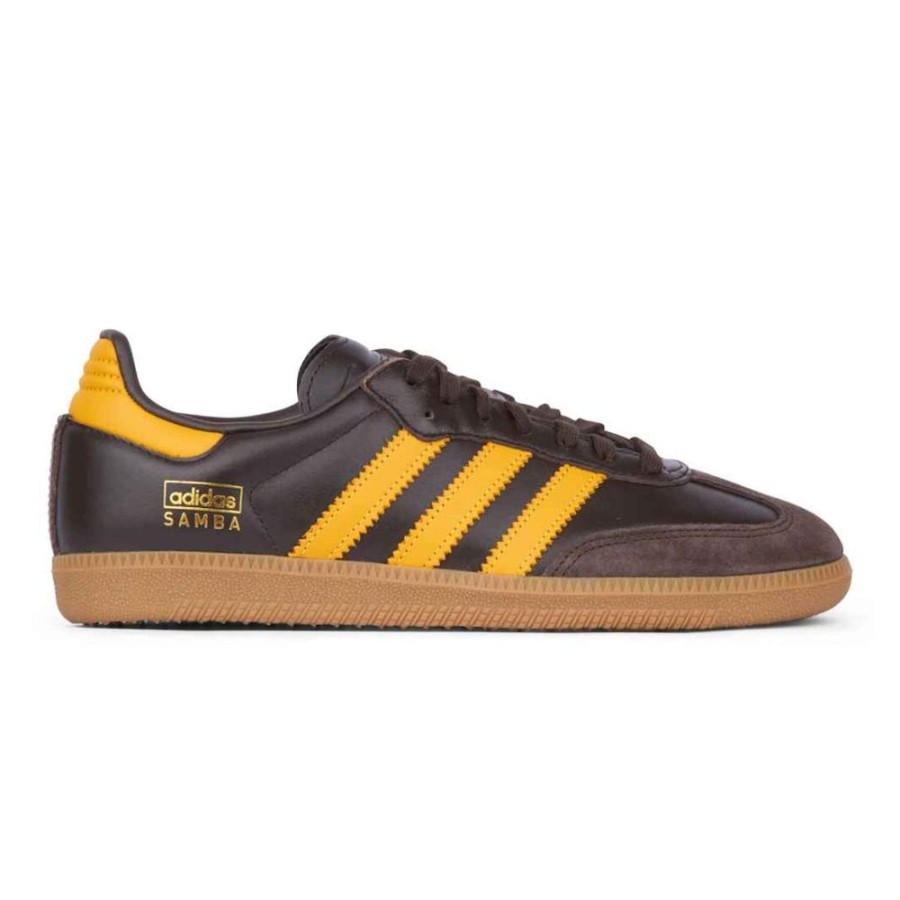 Sko adidas Originals | Samba Og Sneakers (Dark Brown/Preloved Yellow)