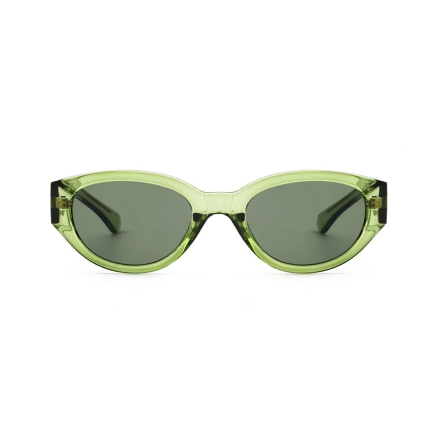 Accessories A. Kjærbede | Winnie Solbriller (Light Olive Transparent)