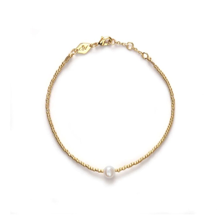 Smykker Anni Lu | Pearly Armband (Guld)