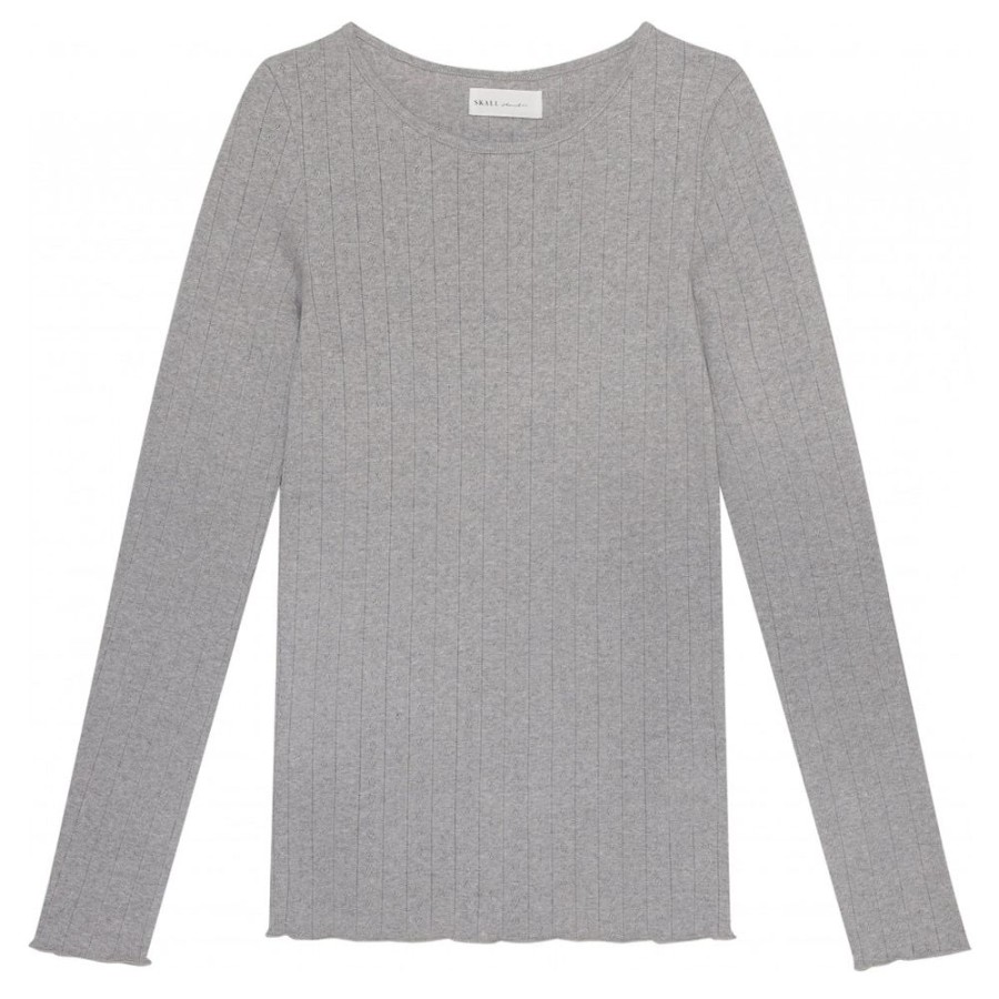 Beklaedning Skall Studio | Edie Bluse (Grey Melange)