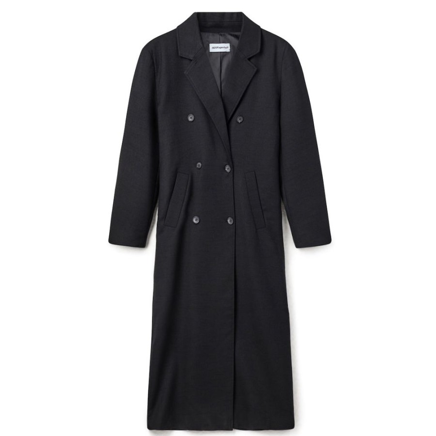 Beklaedning H2O Fagerholt | The Long Blazer (Black)