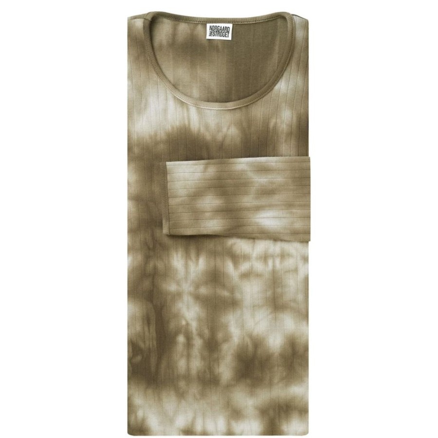 Beklaedning Nørgaard Paa Strøget | 101 Tie Dye Olive (Alm Laengde)