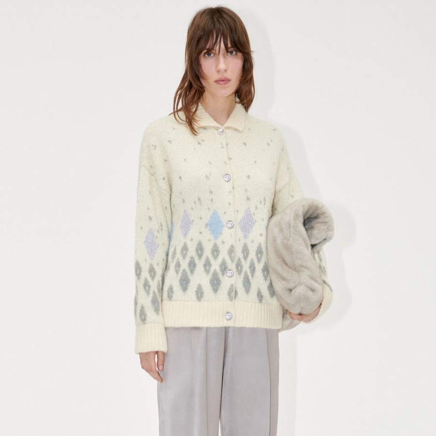 Beklaedning Stine Goya | Rylee Cardigan (Beaded Fairisle)