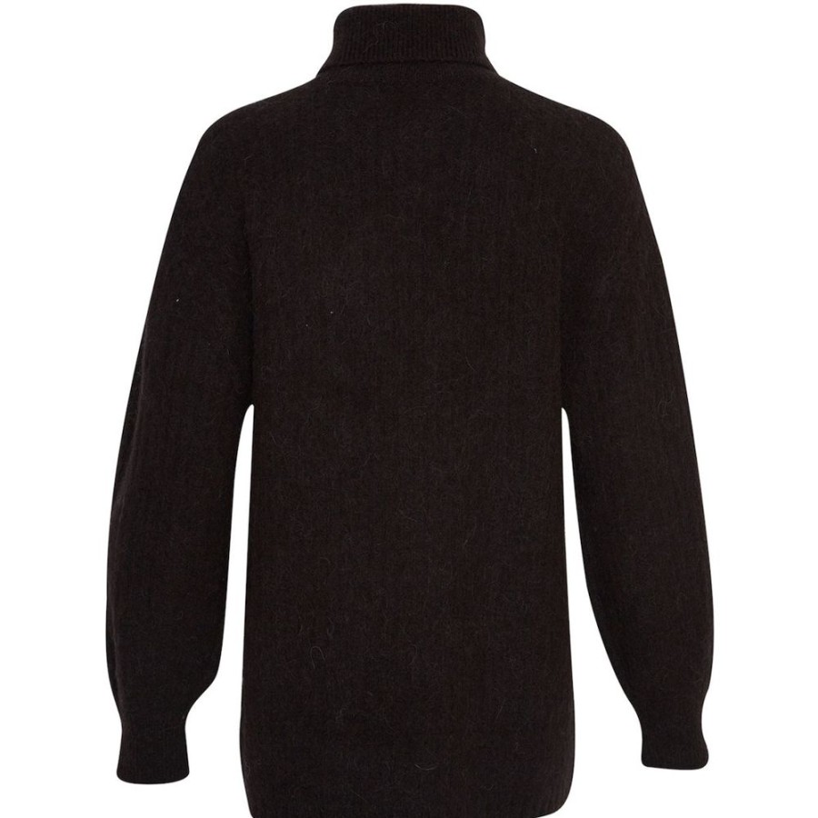 Beklaedning Moss Copenhagen | Elisia Nenaya R Strik (Black)