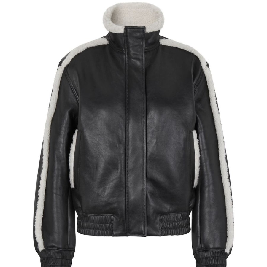 Beklaedning Samsøe u0026 Samsøe | Meadow Bomber Jakke (Black)