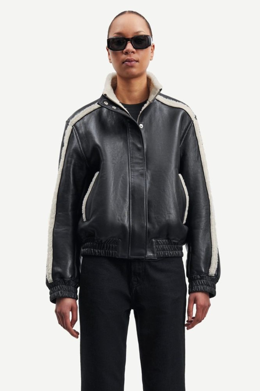 Beklaedning Samsøe u0026 Samsøe | Meadow Bomber Jakke (Black)